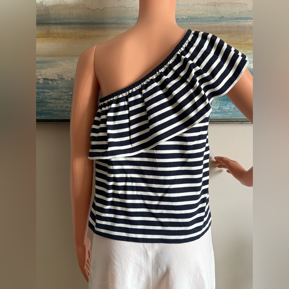 J Crew One Shoulder Top - Picture 9 of 9
